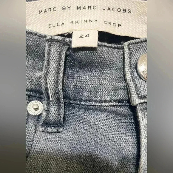 Marc by Marc Jacobs Ella casual  stretch trendy skinny crop 5 pckt denim jean 24 - Picture 4 of 4